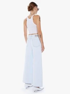 MOTHER Snacks! The Pleated Double Dip Puddle -Free Vibe Shop mother Medium Blue Snacks The Pleated Double Dip Puddle 2