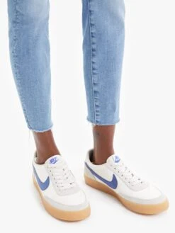 MOTHER The Looker Ankle Fray Au Revoir -Free Vibe Shop mother Medium Blue The Looker Ankle Fray Au Revoir 5