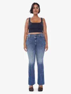 MOTHER The Weekender Fray -Free Vibe Shop mother Medium Blue The Weekender Fray 3