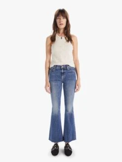 MOTHER The Weekender Fray -Free Vibe Shop mother Medium Blue The Weekender Fray Walking On Coals