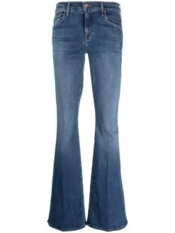 MOTHER The Down Low Weekender Heel Bootcut Jeans