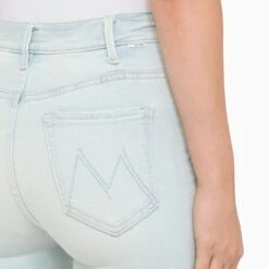 MOTHER The Hustler Pina Colada Cropped Jeans -Free Vibe Shop mother The Hustler Pina Colada Cropped Jeans 9