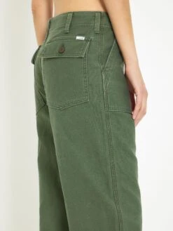 MOTHER Green Denim Jeans 9 MOTHER Green Denim Jeans -Free Vibe Shop mother VERDE MILITARE Jeans in denim verde