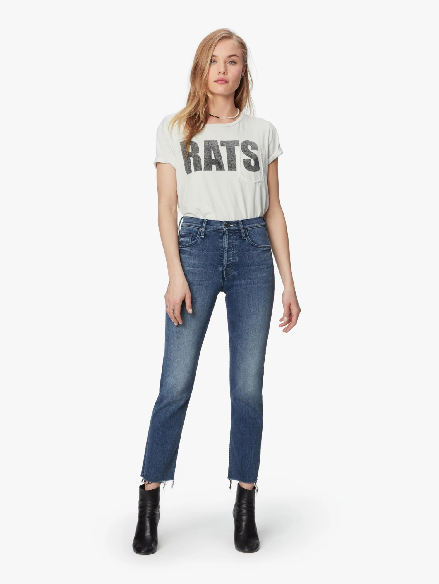 MOTHER The Tomcat Ankle Fray Watch Me 4 MOTHER The Tomcat Ankle Fray Watch Me - Image 2