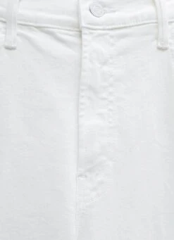 MOTHER Pantalón Hustler Roller Skimp -Free Vibe Shop mother White Pantalon Hustler Roller Skimp 2