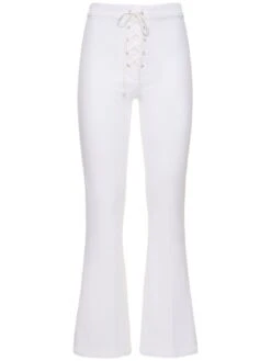 MOTHER The Lace-up Weekender High Rise Jeans