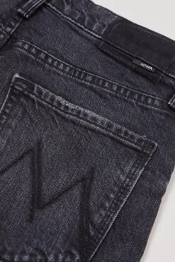 MOTHER The Tomcat High-rise Straight-leg Jeans -Free Vibe Shop mother black Jean Droit Taille Haute The Tomcat 5