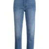 MOTHER Front-fastening Cropped Jeans -Free Vibe Shop mother blue Front fastening Cropped Jeans