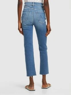 MOTHER The Rider High Waisted Denim Jeans 9 MOTHER The Rider High Waisted Denim Jeans -Free Vibe Shop mother blue Jeans con cintura alta 1