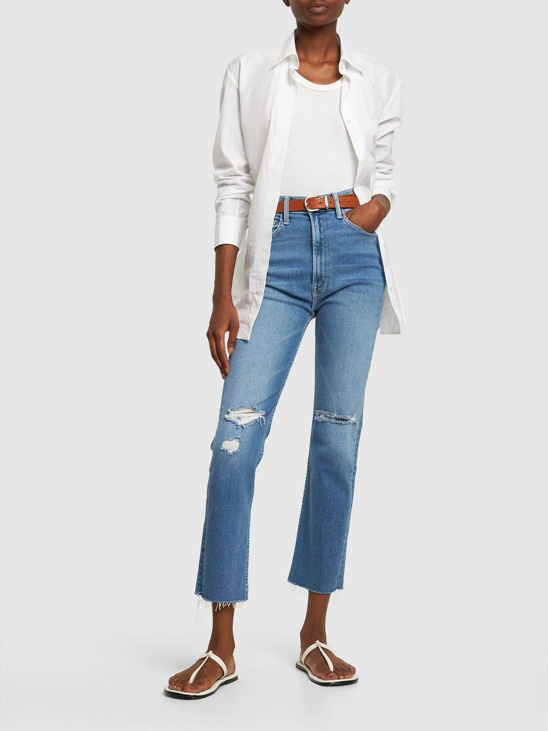 MOTHER The Rider High Waisted Denim Jeans 4 MOTHER The Rider High Waisted Denim Jeans - Image 2
