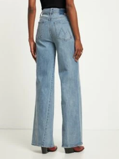 MOTHER The Enchanter Heel Stretch Denim Jeans -Free Vibe Shop mother blue Jeans de denim stretch 2
