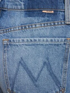 MOTHER The Tomcat Roller High Rise Wide Jeans -Free Vibe Shop mother blue Jeans larghi vita alta the tomcat roller 3