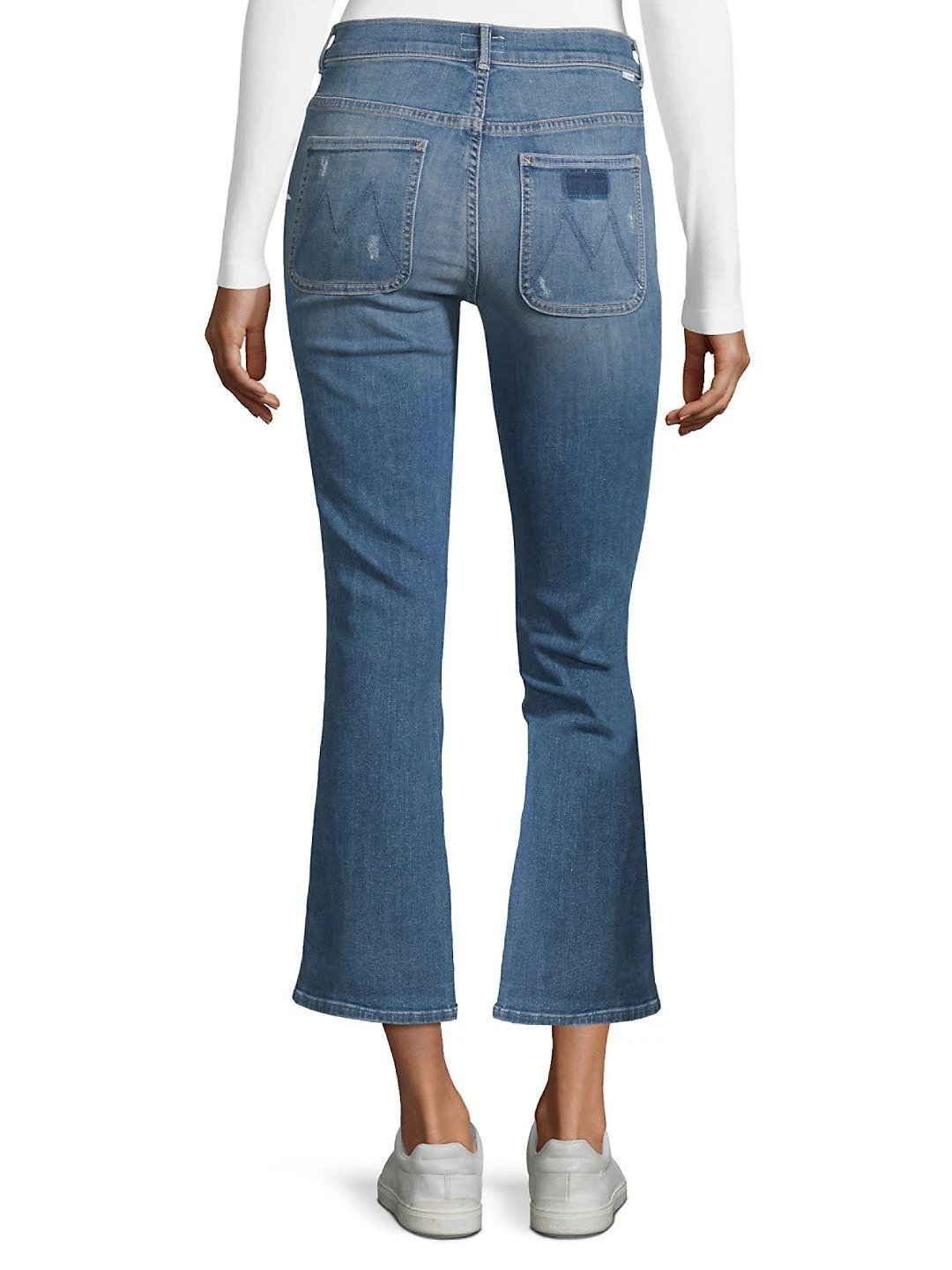 MOTHER Patch-pocket Flare Jeans 4 MOTHER Patch-pocket Flare Jeans - Image 2