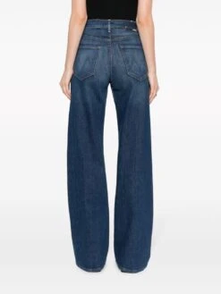 MOTHER The Lasso Heel High-rise Wide-leg Jeans 6 MOTHER The Lasso Heel High-rise Wide-leg Jeans -Free Vibe Shop mother blue The Lasso Heel High rise Wide leg Jeans 1