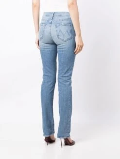 MOTHER The Rascal Straight-leg Jeans -Free Vibe Shop mother blue The Rascal Straight leg Jeans 1