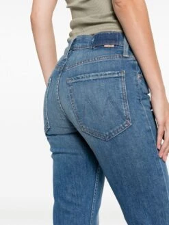 MOTHER The Smarty Pants Straight-leg Jeans -Free Vibe Shop mother blue The Smarty Pants Straight leg Jeans 2