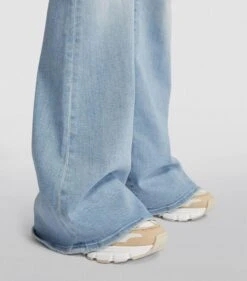 MOTHER The Super Cruiser High-rise Flared Jeans -Free Vibe Shop mother blue The Super Cruiser High rise Flared Jeans 1