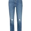 MOTHER Tomcat Stonewashed Cropped Jeans -Free Vibe Shop mother blue Tomcat Stonewashed Cropped Jeans