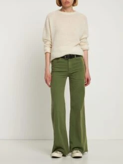 Free Vibe Shop -Free Vibe Shop mother green Jeans anchos de algodon stretch 1