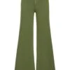 MOTHER The Roller Fray Stretch Cotton Wide Jean -Free Vibe Shop mother green Jeans anchos de algodon stretch