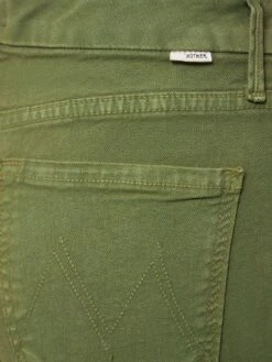 MOTHER The Roller Fray Stretch Cotton Wide Jean -Free Vibe Shop mother green Jeans anchos de algodon stretch 3