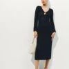 Sean Open Knit Maxi Dress -Free Vibe Shop reformation Black Sean Open Knit Maxi Dress