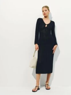 Sean Open Knit Maxi Dress