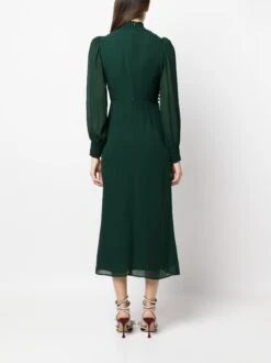 Aude Midi Dress -Free Vibe Shop reformation Green Aude Midi Dress 1