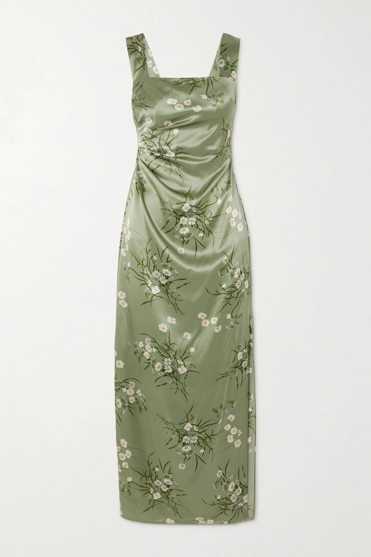 Earl Draped Floral-print Silk-charmeuse Maxi Dress 3 Earl Draped Floral-print Silk-charmeuse Maxi Dress