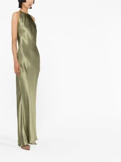 Jeany Silk Dress -Free Vibe Shop reformation Green Jeany Silk Dress 2