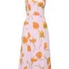Juliette Flower Print Viscose Midi Dress 2 Juliette Flower Print Viscose Midi Dress -Free Vibe Shop reformation Multicolor Juliette Flower Print Slit Midi Dress