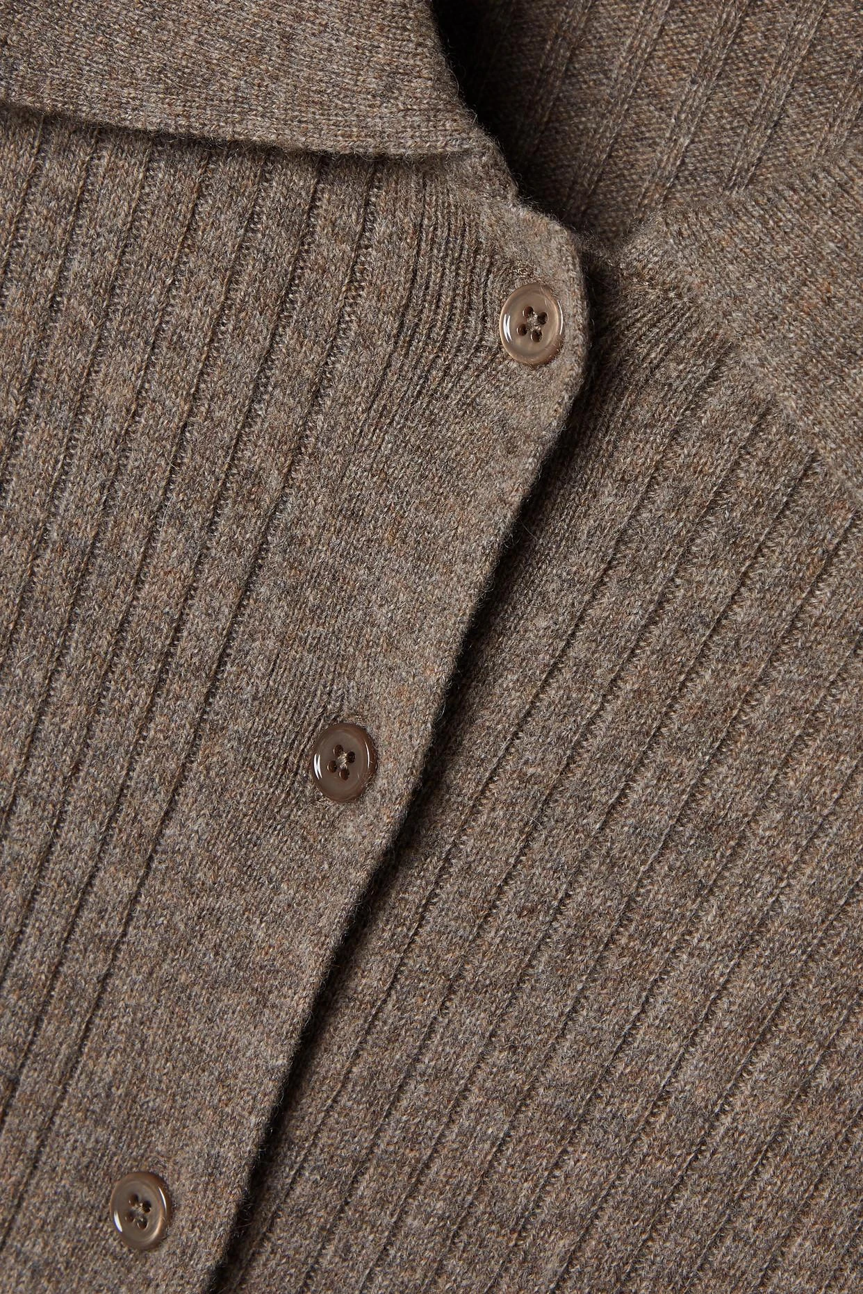 Viggo Ribbed Recycled Cashmere-blend Midi Dress 6 Viggo Ribbed Recycled Cashmere-blend Midi Dress - Image 4