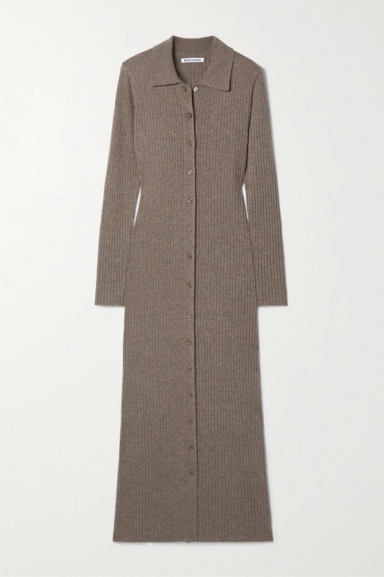 Viggo Ribbed Recycled Cashmere-blend Midi Dress 3 Viggo Ribbed Recycled Cashmere-blend Midi Dress