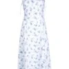 Christen Floral-print Linen Dress