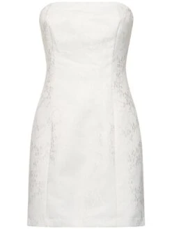 Gabby Smocked Strapless Mini Dress