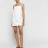 Kienna Linen Dress -Free Vibe Shop reformation White Kienna Linen Dress