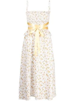 Miles Linen Midi Dress