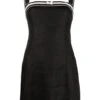 Elana Bow-embellished Linen Minidress -Free Vibe Shop reformation black Elana Linen Minidress