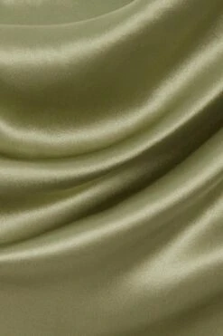 Alanis One-shoulder Draped Wrap-effect Silk Mini Dress -Free Vibe Shop reformation green Alanis Asymmetrisches Mini wickelkleid Aus Seide Mit Raffungen 3