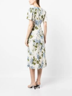 Breanna Floral-print Dress -Free Vibe Shop reformation white Breanna Floral print Dress 1