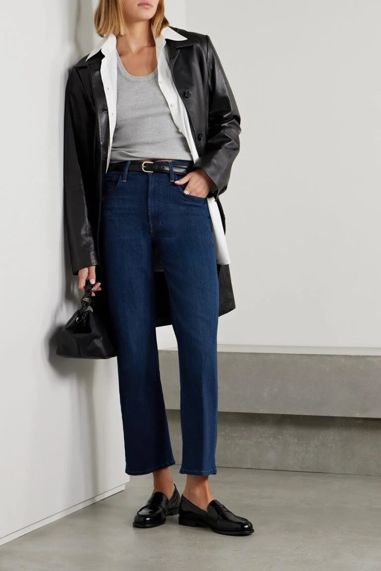 Free Vibe Shop -Free Vibe Shop mother Blue Net Sustain The Rambler High rise Straight leg Jeans 1 768x1152 1